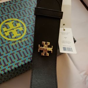 Tory Burch Leather Belt Size Large